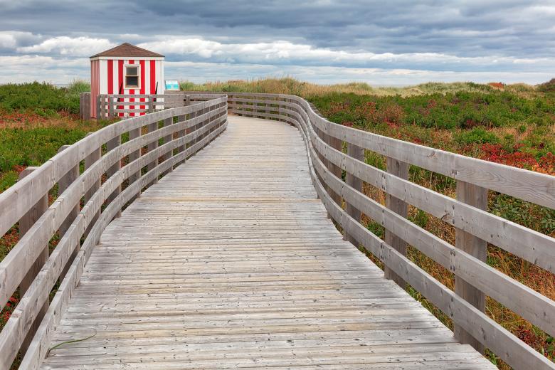 Free stock image of Candy Cane Beach Boardwalk created by Nicolas Raymond
