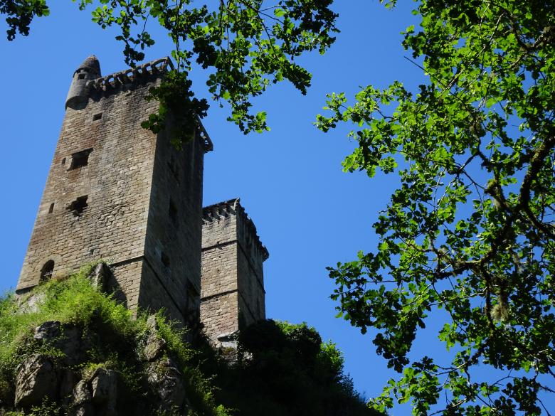 Free stock image of Remains of medieval castle with its rectangular towers created by GAIMARD Jacques
