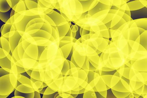 Yellow Abstract Bubbles Background - Free Stock Photo