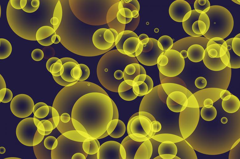 Free stock image of Yellow Bubbles HD Background created by Sos