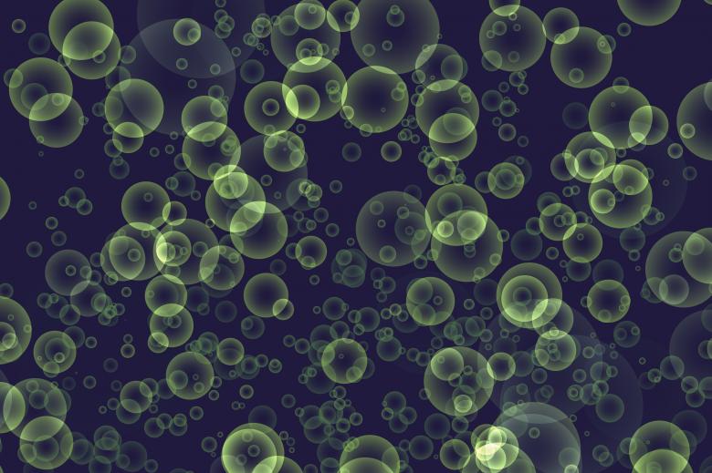 Free stock image of Green Bubbles Background created by Sos