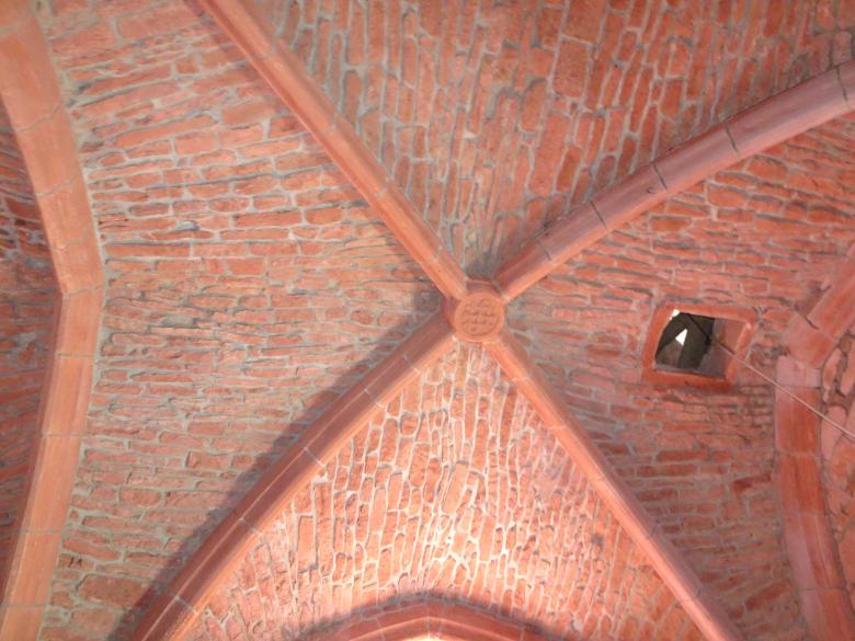 Free stock image of Really beautiful red sandstone ceiling created by GAIMARD Jacques