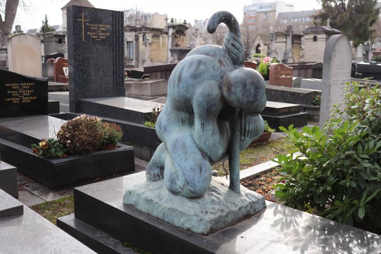 Free stock image of Beautiful sculpture on a sculptor's grave created by GAIMARD Jacques