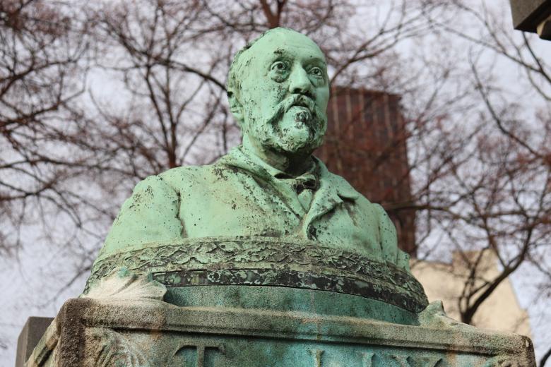 Free stock image of 19th century's bronze torso of personality created by GAIMARD Jacques