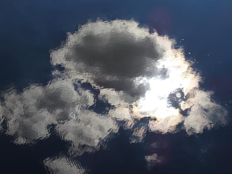 Free stock image of Clouds self admiring in the river created by GAIMARD Jacques