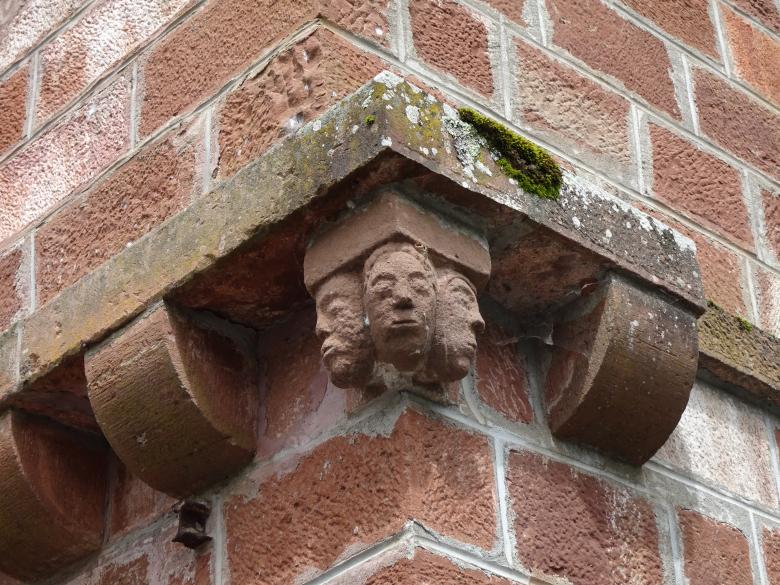Free stock image of Three-heads gargoyle created by GAIMARD Jacques