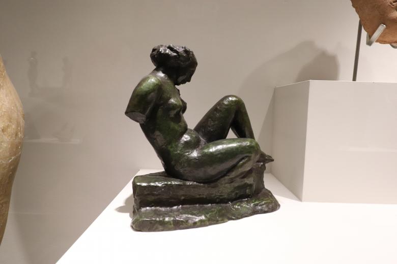 Free stock image of Small bronze sculpture in a window created by GAIMARD Jacques
