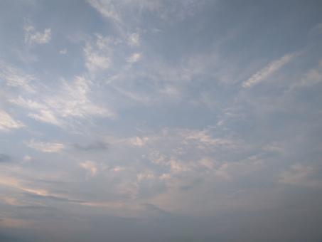 Sky and the cloud before sunset