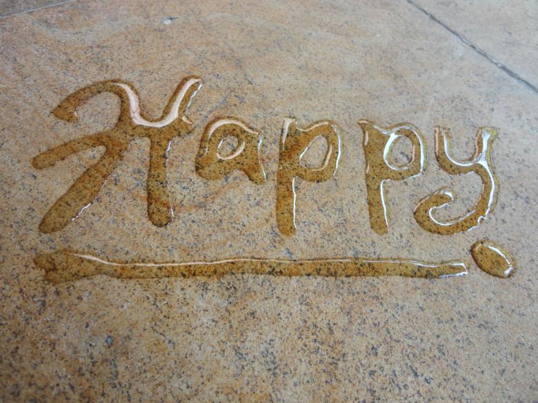 Free stock image of Happy water calligraphy created by Chekokiart