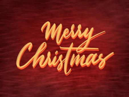 Merry Christmas Typography