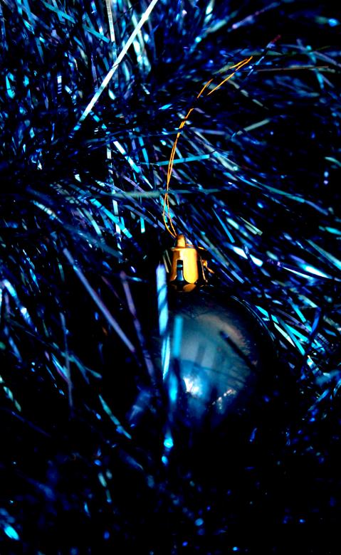 Free stock image of Dark blue Christmas decoration created by NomeVizualizzato