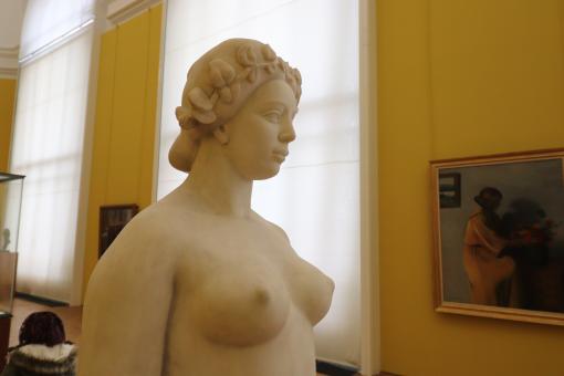 Famous Maillol statue of naked young woman - Free Stock Photo
