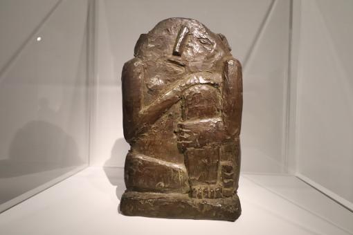 Free Stock Photo of Brown bronze sculpture