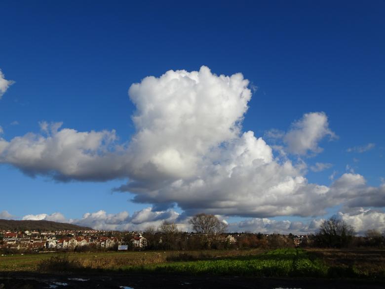 Free stock image of Enormous white cloud over the country created by GAIMARD Jacques