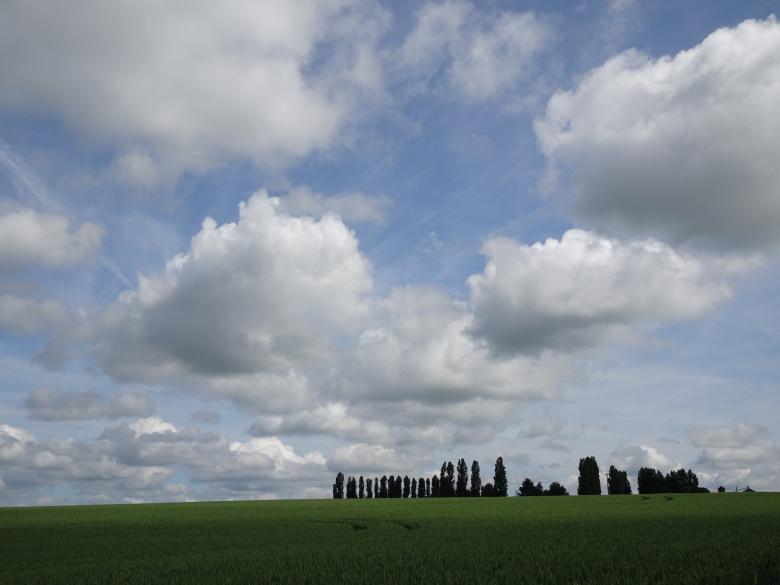 Free stock image of Typical country landscape on a cloudy day created by GAIMARD Jacques