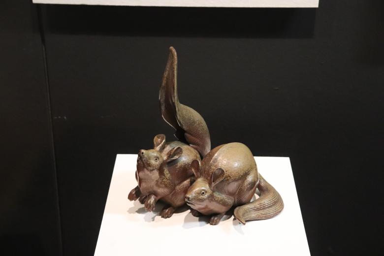 Free stock image of Squirrel's Japanese sculpture created by GAIMARD Jacques