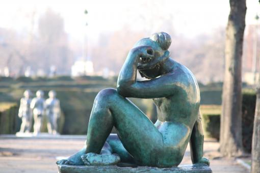 Free Stock Photo of Maillol sculpture of woman