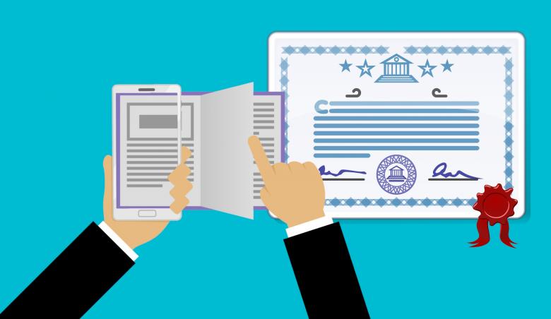 Free stock image of Online Certificate Illustration created by mohamed hassan