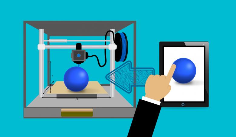 Free stock image of 3d Printer Illustrator created by mohamed hassan