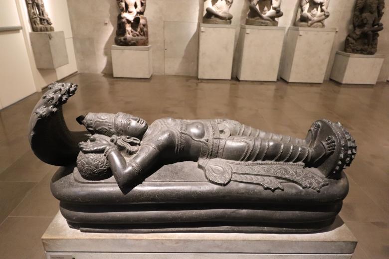 Free stock image of Ancient Khmer reclining Buddha created by GAIMARD Jacques