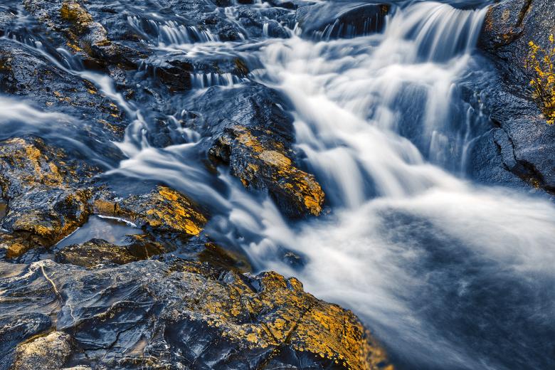 Free stock image of Gold Cobalt Cascades created by Nicolas Raymond