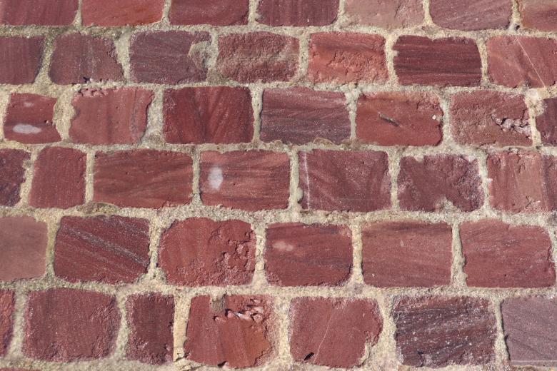 Free stock image of Red sandstone pavement created by GAIMARD Jacques