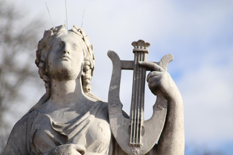 Free stock image of Stone sculpture in a public garden created by GAIMARD Jacques