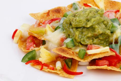 Nachos with Guacamole - Free Stock Photo