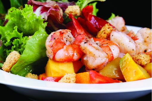 Free Stock Photo of Shrimp Salad