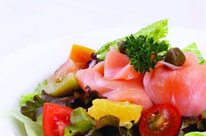 Free stock image of Seafood Salmon Salad created by Suandana Ipandemade