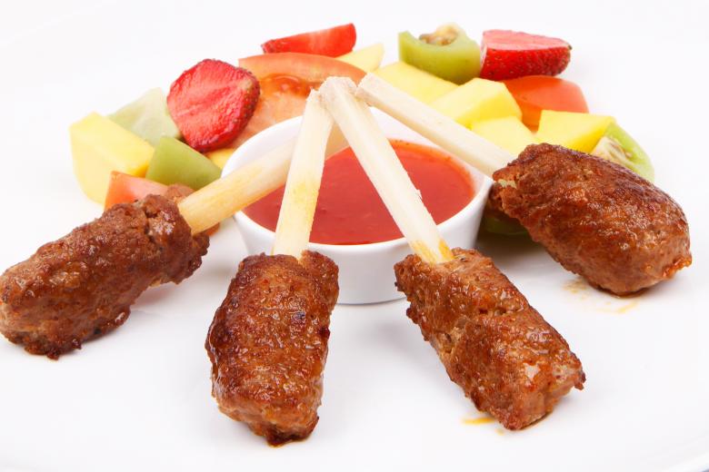 Free stock image of Spicy Chicken Satay created by Suandana Ipandemade