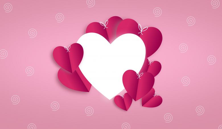 Free stock image of Love Concept - Hearts - with Copyspace created by Jack Moreh