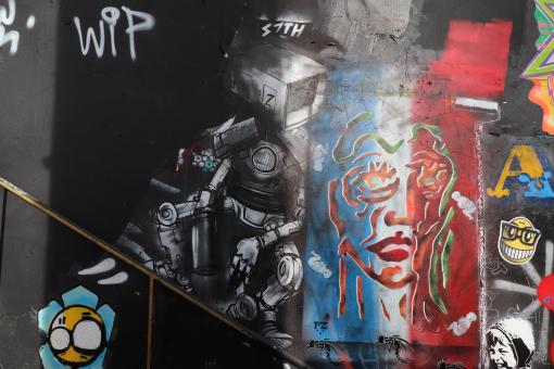 Graffiti street art - Free Stock Photo