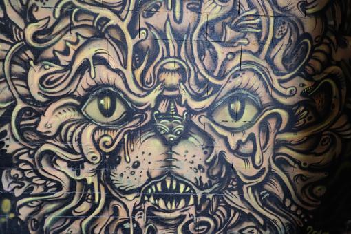 Graffiti street art - Free Stock Photo