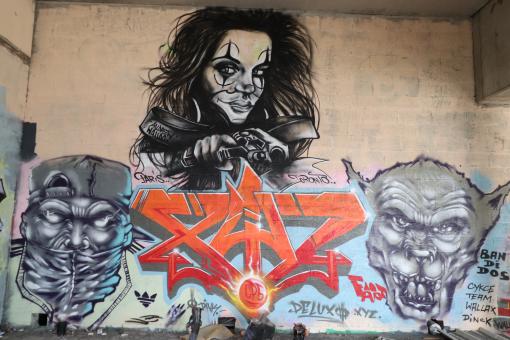 Graffiti street art - Free Stock Photo