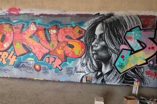 Free Stock Photo of Graffiti street art