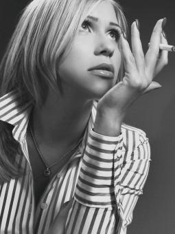 Free Stock Photo of Portrait of Woman Smoking