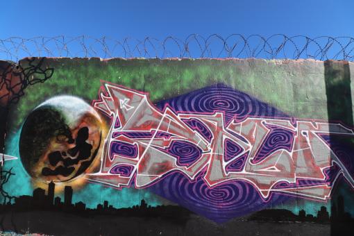 Graffiti on a wall - Free Stock Photo