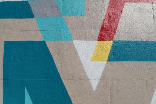 Detail of huge wall painting - Free Stock Photo