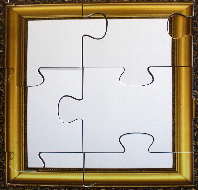 Free stock image of Jigsaw Frame created by Jack Moreh