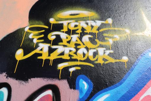 Graffiti street art texture - Free Stock Photo