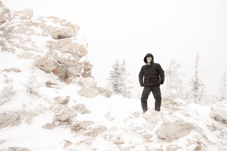 Free stock image of Man in mask in winter created by 2happy