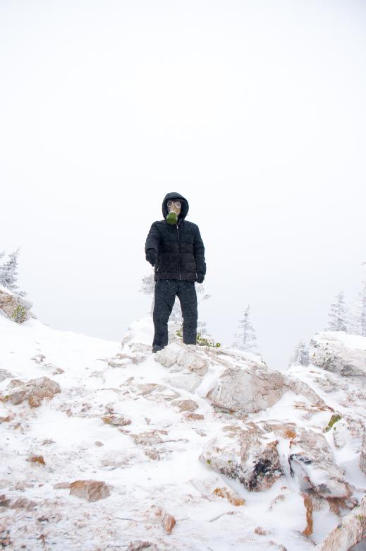 Free stock image of Man with mask in winter created by 2happy