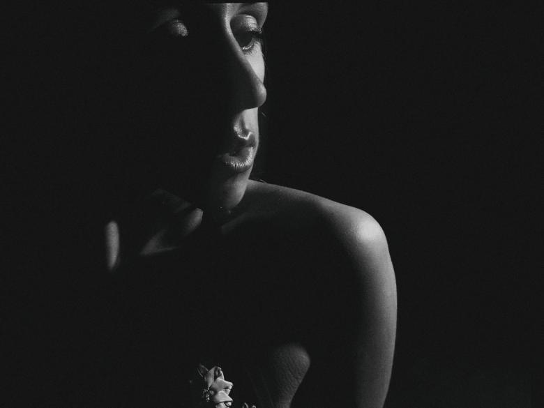 Free stock image of Dark Female Studio Portrait created by Alexander Krivitskiy