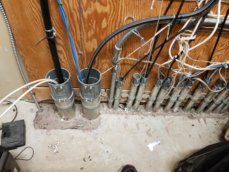 Free stock image of Pipes with Electrical Wiring created by Terrence