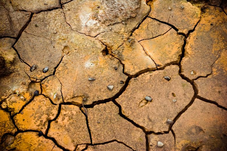 Free stock image of Cracked Mud created by Bjorgvin