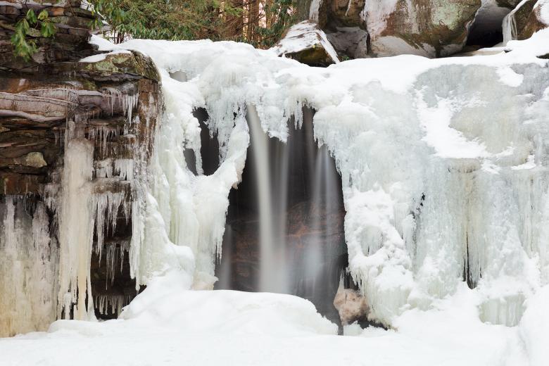 Free stock image of Elakala Freeze Falls created by Nicolas Raymond