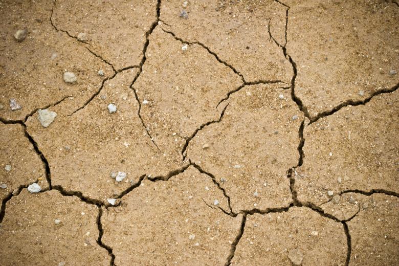 Free stock image of Cracked Dry Mud Surface created by Bjorgvin