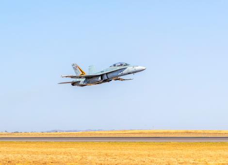 Free Stock Photo of F/A-18B Hornet 