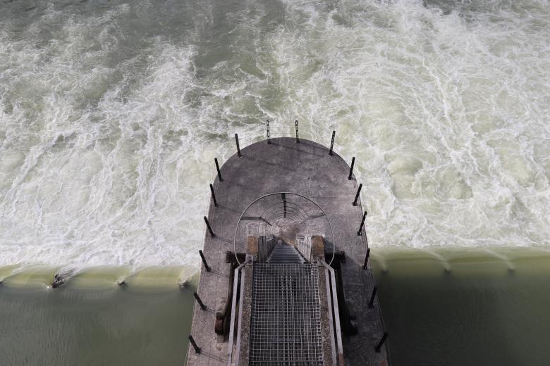 Free stock image of Dam on a river created by GAIMARD Jacques